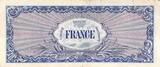 France  100 Francs Allied Military Currency - 1945 big X Serial - VF