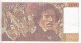 France  100 Francs - Delacroix - 1991 - Serial B.204 - P.154 VF+