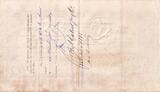 Martinique 1882 1000 Francs - French colonial note - Sign. Chazal - 18-10-1882 - Kol.N°45 VF