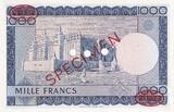 Mali 1960 1000 Francs - President Modibo Keita - Djenne Mosquee - Specimen - P.9s - PMG 65 EPQ UNC