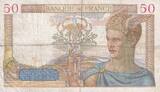 France 1938 50 Francs - Cérès - 10-02-1938 - Serial P.7569 - P.81 VF