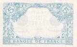 France 1915 5 Francs - Blue - 29-12-1915 - Serial Z.9549 XF