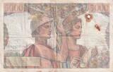 France 1951 5000 Francs - Sea and Countryside - 16-08-1951 - Serial T.75 - P.131 VF