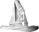French Mint 2022 Sorting hat - Harry Potter - 10 Euros Silver PRF FRANCE - BE ( belle épreuve)