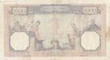 France 1931 1000 Francs Ceres and Mercury - 02-04-1931 - Serial D.1296 FF
