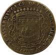 France 1 token Maire de Nantes - Paul Cassard, Sieur De Broussay - Jeton Laiton 1689 TB+/TTB