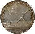 France 1 token States of Burgundy - Silver Token, Majority of the King - 1725 TTB/TTB+