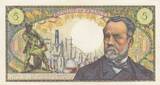 France 1969 5 Francs - Pasteur 04-09-1969 - Serial G.110 XF