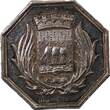 France 1 token Chambre de Commerce de Nantes - Jeton Argent, Barre, Poincon Main (1845-1855) VF