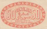 Algeria 50 centimes 1915 50 Cents - Chambre de commerce of Alger - 13-01-1915 - Serial 431 VF+