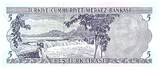 Turkey  5 Lirasi Pdt Ataturk - Waterfall - 1976 - Serial H UNC