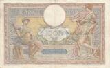 France 1923 100 Francs Women and childs - 07-09-1923 - Serial J.9680 VF