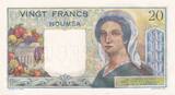 New Caledonia  20 Francs Young farmer - ND (1954) - Specimen UNC