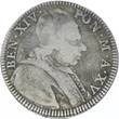 Papal States  1/5 Scudo Benoit XIV- The Virgin Mary - MDCCLIV 1754 FF