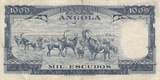 Angola 1970 1000 Escudos - A. Tomas - dam - 10-06-1970 - Serial 25tT VF
