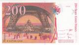 France  200 Francs - Gustave Eiffel - Tour Eiffel - 1996 - Serial H.047 UNC