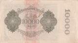 Germany  10000 mark - Portrait by Albrecht Dürer - Reichsbanknote - Serial 17m - 1922 VF