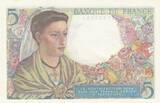 France 1943 5 Francs - Shepherd - 23-12-1943 - Serial B.120 UNC