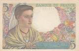 France 1947 5 Francs - Shepherd - 30-10-1947 - Serial O.151 AU