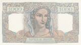 France 1948 1000 Francs - Minerva and Hercules - 26-08-1948 - Serial V.486 UNC