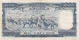 Angola 1970 1000 Escudos - A. Tomas - dam - 10-06-1970 - Serial n6Xc VF