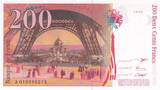 France  200 Francs - Gustave Eiffel - Eiffel tower- 1996 - Lettre H - P.159 UNC