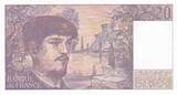 France  20 Francs - Debussy - 1985 - Serial H.015 AU