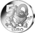 French Mint  Obélix et Panoramix - 50 Euros Silver Coloured BE 2022 (MDP) BE ( belle épreuve)