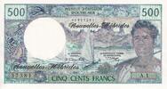 New Hebrides 500 francs 500 Francs Fisherman - Marquises Islands - 1970 - Serial A.1 - XF - P.19a -