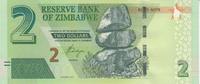 Zimbabwe 2 dollars Zimbabwe 2 Dollars Rocks - Palace 2016 -