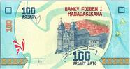 Madagascar 100 ariary 100 Ariary - Church - Frog - 2017 -