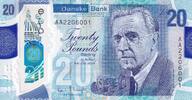 Ireland - Northen 20 pounds 20 Pounds - H. Ferguson - City Hall - 2019 - Serial AA - P.NEW -