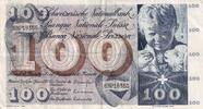 Switzerland 100 francs 100 Francs - Child - St Martin - 1970 - Serial 69P - P.49l -
