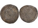 France franc HENRI III - FRANC WITH FLAT COLLAR 1578 D LYON -