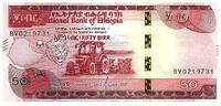 Ethiopia 50 birr 50 Birr Agriculture - 2012-2020 - Series BV - UNC -