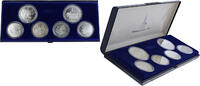 Russian Federation roubles Set 6 Silver Coins XXII Moscow Olympic Games 1980 without certificate -
