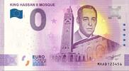 Souvenir 0 euro banknote - Hassan II Mosque - Morocco 2022 -