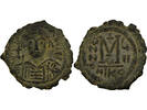 Byzantine Empire 1 follis Follis - Mauricius Tiberius - Nicomedia -