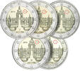 Germany Pack of 5 x 2 Euros Commémo. 2016 - Saxony (all 5 workshops) -