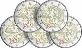 Germany LOT 5 X 2 Euros Commémo. 2019 - 30 years since the fall of the Berlin Wall (5 workshops) -