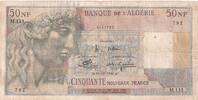 Algeria 50 nf 50 NF 1959 - Apollo - Triomphal arch of Trajan - Serial M.133 -