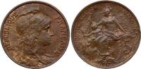 France 5 centimes 5 Centimes Liberty head - 1917 -