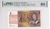 Australia 1 dollar 1 Dollar Elizabeth II - ND (1983) - Specimen - PMG64 - Serial DNK -