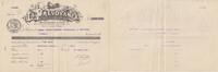 France 35.20 francs 35.20 francs - Bank cheque receipt - La prévoyance - 1917 -