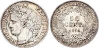 France 50 centimes 50 Cents Ceres - Third Republic - 1894 A Paris - Silver -