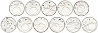Turkey Set of 10 coins - Turkey - UNC 1 Kurus 2022/2023 - Solar system - Planets -
