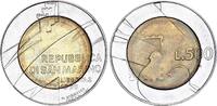 San Marino 500 lires 500 Lira - 1600 years of history - 1990 - Bimetal -