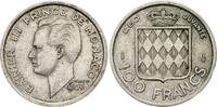 Monaco 100 francs 100 Francs Rainier III - Arms - 1956 -