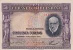 Spain 50 pesetas 50 Pesetas - Santiago Ramon y Cajal - 1935 - XF - P.88 -