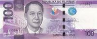 Philippines 100 piso 100 Piso - M. Rowas - Whale shark , Mayon volcano- 2020 - Serial U -